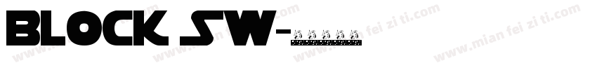 block sw字体转换